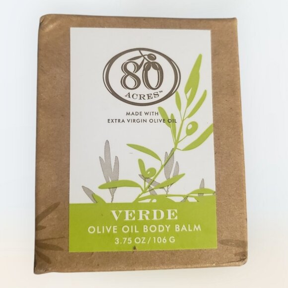 80 Acres Verde Olive Oil Body Balm 3.75 oz - Picture 1 of 2
